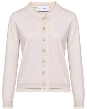 Kaos Truien & Vesten ,Gebreid Vest - Roze