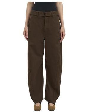 Lemaire Wide Pants - Brown