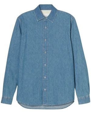 Closed Lichte Denim Regular Shirt - Blauw
