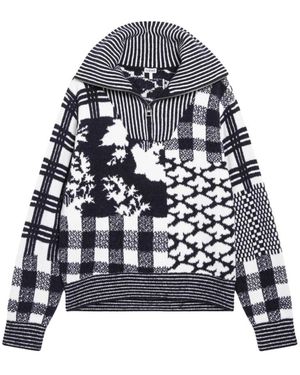 Loewe Pullover Mit Reißverschluss - Blau