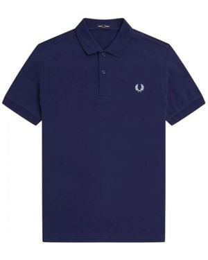 Fred Perry Katoenen Polo Slim Fit - Blauw