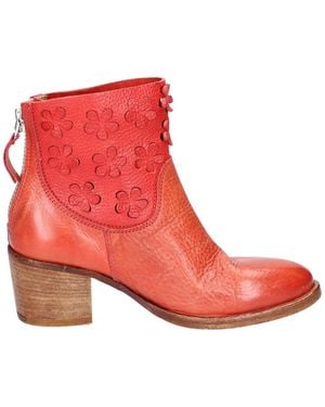 Moma Heeled Boots - Rojo