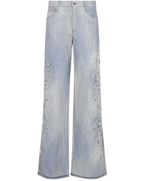 Ermanno Scervino Wide Jeans - Gris