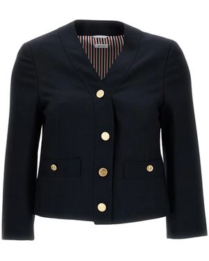 Thom Browne Giacca - Blau