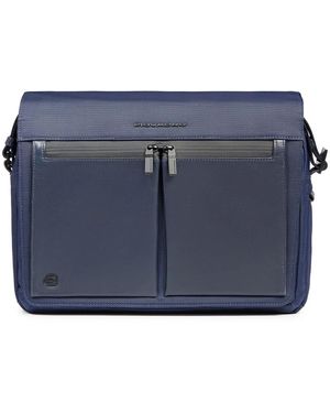 Piquadro Cross Body Messenger - Blue