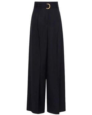 Max Mara Mstserio Wijde Broek - Zwart