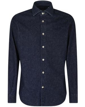 Eleventy Denim Shirts - Azul