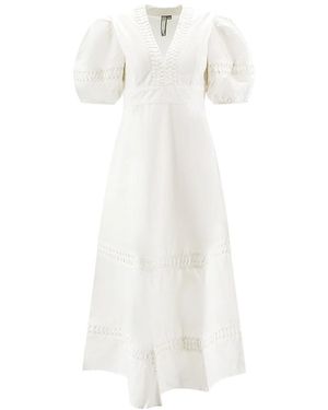 Scarlett Poppies Midi Dresses - Blanco