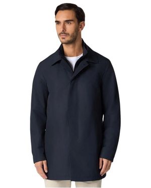 Brooks Brothers Single-Breasted Coats - Blue
