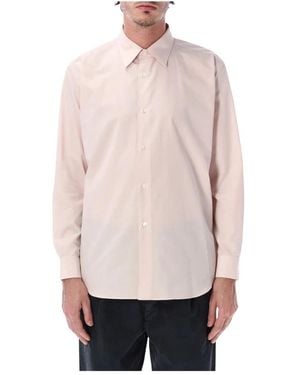 AURALEE Washed Finx Weather Chambray Shirt - Roze