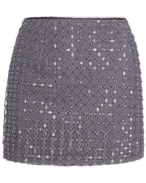 ROTATE BIRGER CHRISTENSEN Short Skirts - Grey