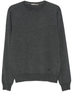 Corneliani Pullover Mit Rundhalsausschnitt - Grau