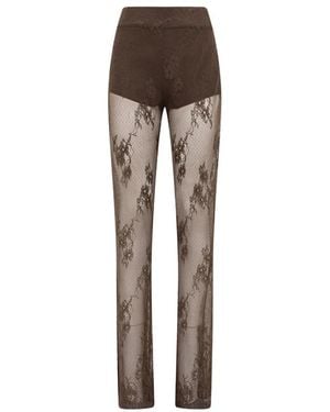 Blugirl Blumarine Wide Trousers - Brown