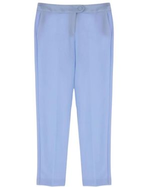 Imperial Cropped Trousers - Azul