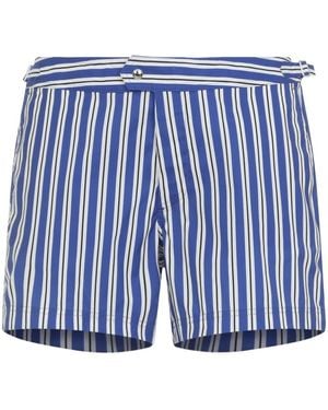 Tom Ford Uwa Combo Swim Short - Blauw