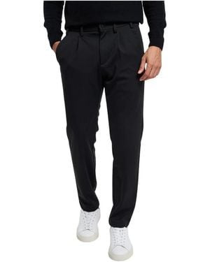People Of Shibuya Slim-Fit Trousers - Black