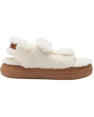 Moon Boot Flat Sandals - White