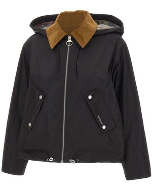 Barbour Jassen ,Zwart ,Polyester Weaver Showerproof Jacket