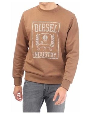 DIESEL Sweatshirts - Marrone