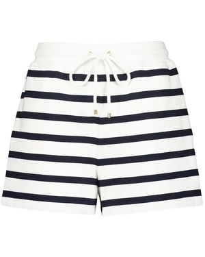 FRAME Gestreifte Shorts Mit Kordelzug - Blau