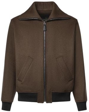 Giuliano Galiano Bomber Jackets - Marrone