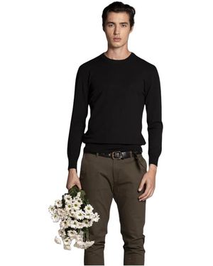 Impure Round-Neck Knitwear - Negro
