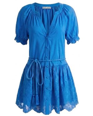 Alice + Olivia Kleedjes ,Blauw ,Katoen Thalia Tunic Dress