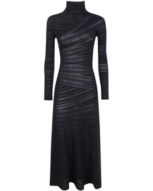 Giorgio Armani Elegantes Schwarzes Cocktailkleid