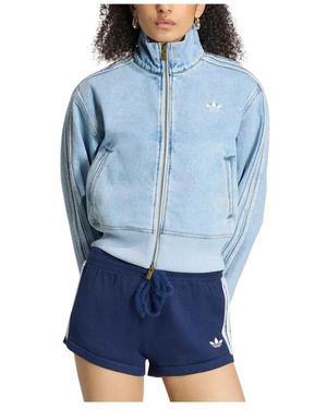 adidas Firebird Denim Tracktop - Blauw