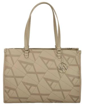 ARMANI EXCHANGE Tote Bags - Neutro