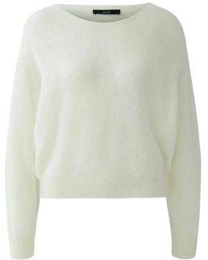 Ouí Rundhals-Strickpullover - Grün