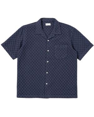 Universal Works Short Sleeve Shirts - Blue