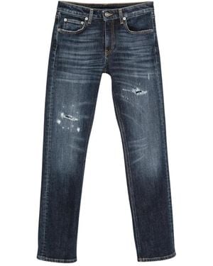 Dondup Straight Jeans - Blu
