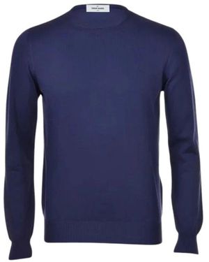 Gran Sasso Round-Neck Knitwear - Bleu