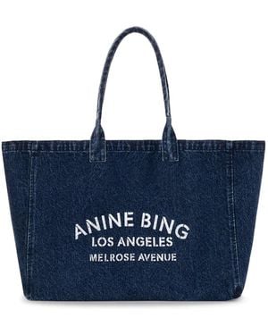 Anine Bing Tote Bags - Blu