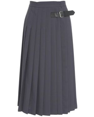 Ottod'Ame Midi Skirts - Grijs