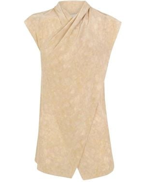 Cortana Sleeveless Tops - Natural