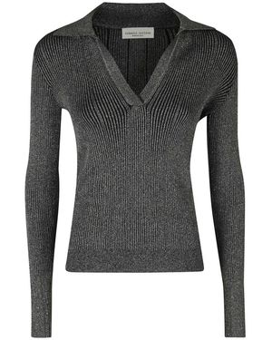 Roberto Collina V-Neck Knitwear - Negro