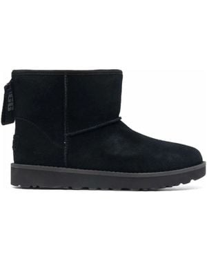UGG Klassischer Mini Logo Reißverschluss-Stiefel - Schwarz