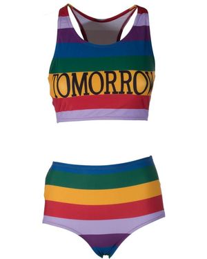 Alberta Ferretti Badmode ,Veelkleurig ,Polyester Bikinis - Meerkleurig