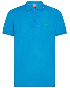 Sun 68 Polo Shirts - Bleu