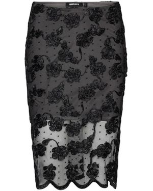 ROTATE BIRGER CHRISTENSEN Pencil Skirts - Black