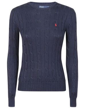 Ralph Lauren Round-Neck Knitwear - Bleu