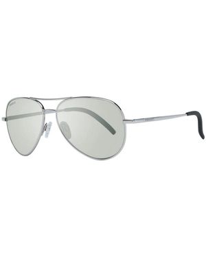 Serengeti Accessoires ,Grijs ,Aviator Zonnebril - Metallic