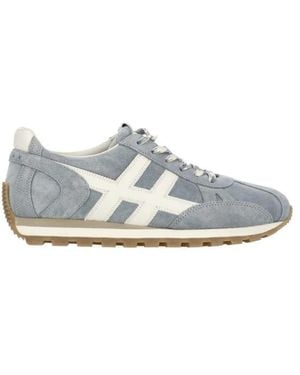 Hogan Schoenen ,Blauw ,Leer 86Er Sneakers - Wit