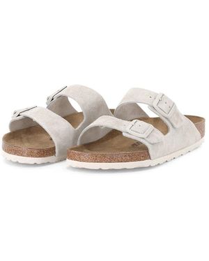 Birkenstock Schoenen ,Grijs ,Leer Arizona