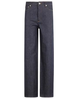 A.P.C. Jeans ,Blauw ,Straight Jeans