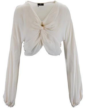 Elisabetta Franchi Blouses - Grigio
