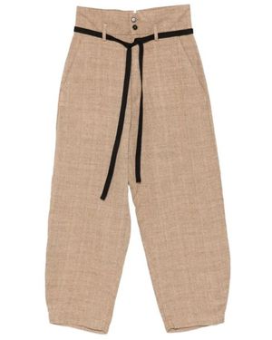Barena Tapered Trousers - Natural