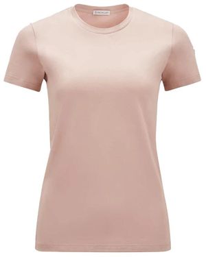 Moncler T-Shirts - Pink